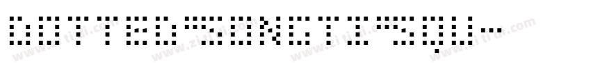 Dotted Songti Squ字体转换